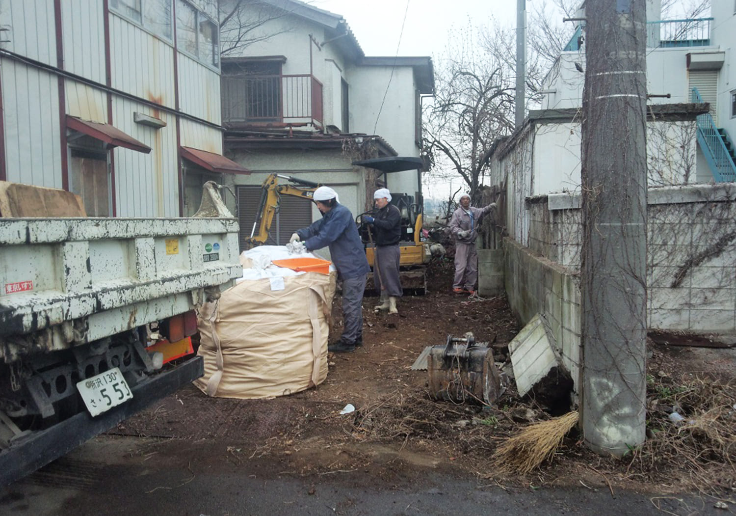 所沢市 ｄ様 所沢市の資材置き場撤去 株式会社リプロ 施工事例 プチ解体