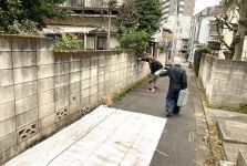 中野区のブロック塀撤去 写真
