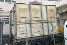 新座市の受水槽の撤去 写真